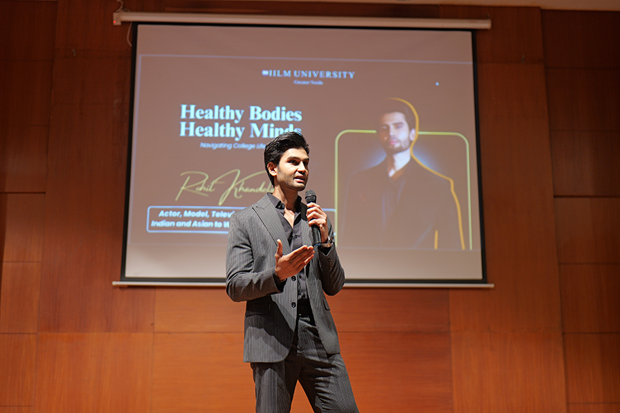 Rohit Khandelwal at IILM