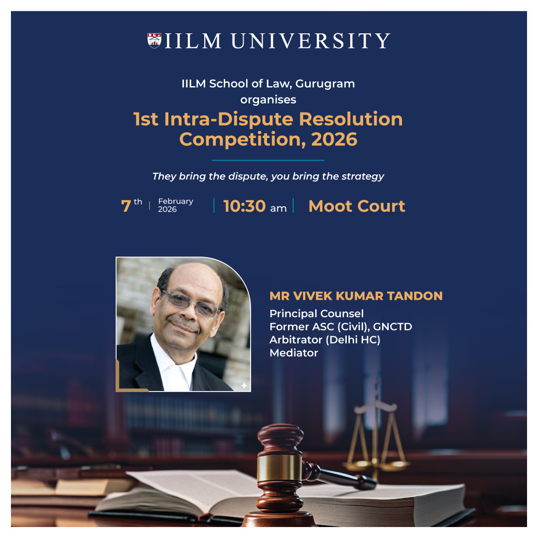 1st Intra-Dispute Resolution Competition, 2026