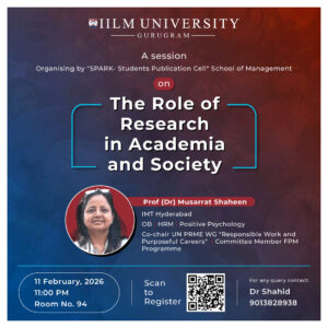 The Role of Research in Academia and Society