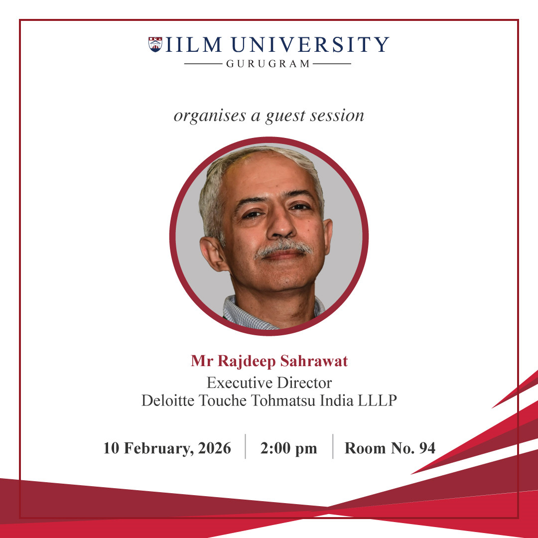 Guest Session by Mr Rajdeep Sahrawat