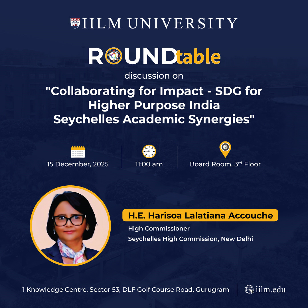 Discussion on Collaboration for Impact – SDG for Higher Purpose India Seychelles Academic Synergies