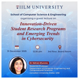 Guest Lecture on Innovation-Driven Student Research Programs and Emerging Trends in Cybersecurity