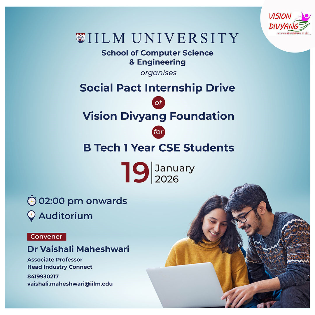 Social Pact Internship Drive – Vision Divyang Foundation