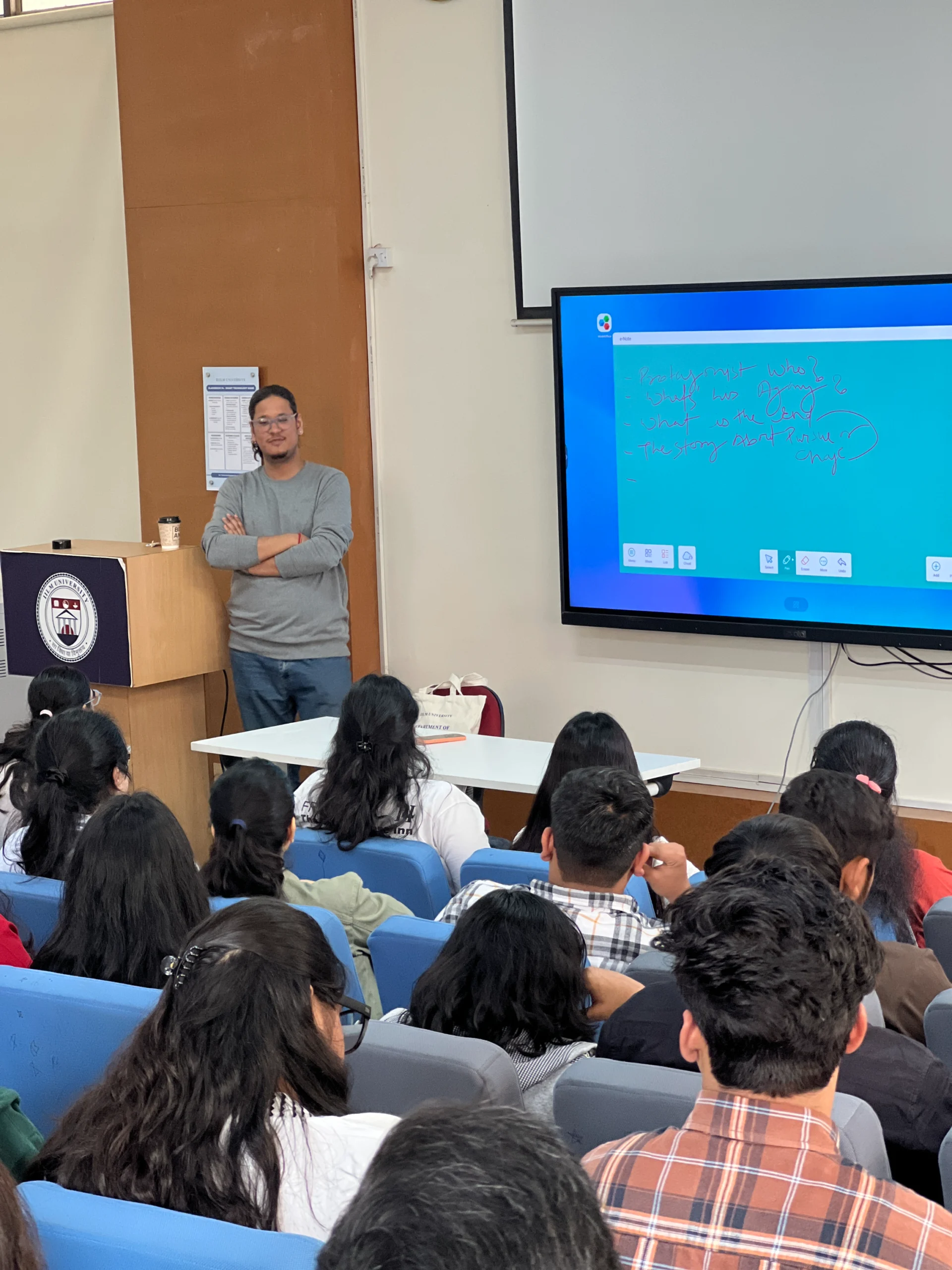 Guest Lecture – “The Making of a Filmmaker”