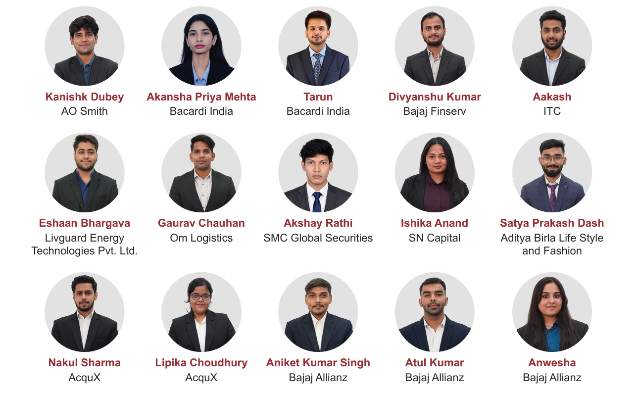 Top companies recruiting at IILM University including leading multinationals and domestic conglomerates