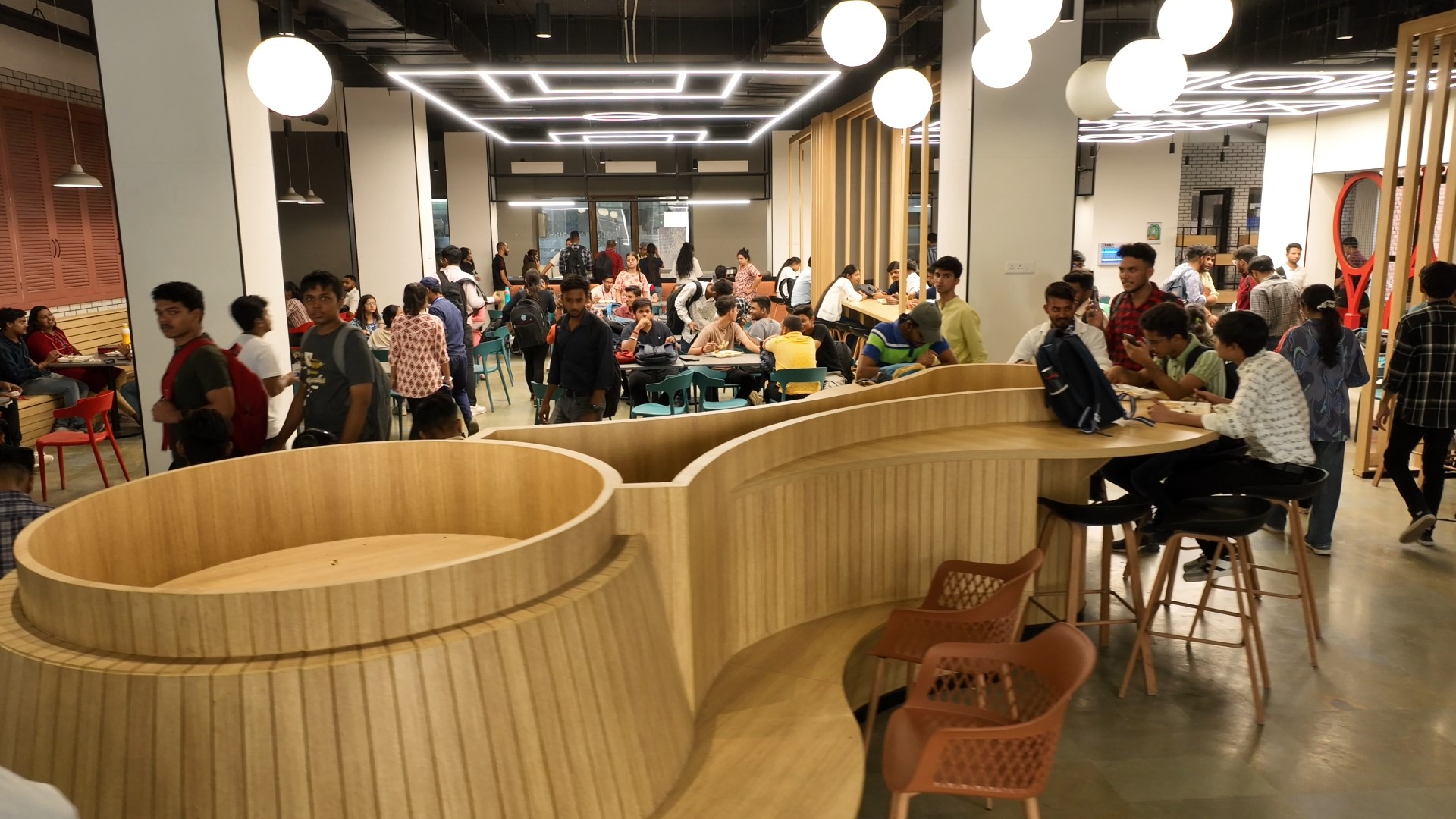 Open dining hall