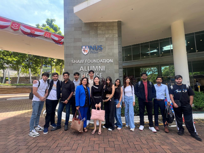 IILM cohort at an iconic Singapore location