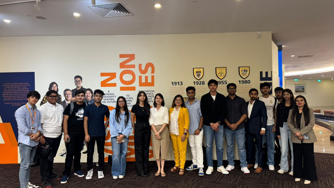 IILM cohort at an iconic Singapore location