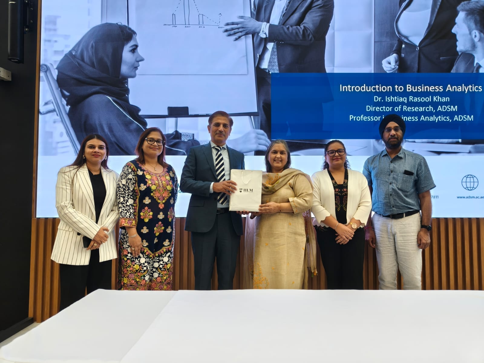 IILM cohort at an iconic Abu Dhabi location