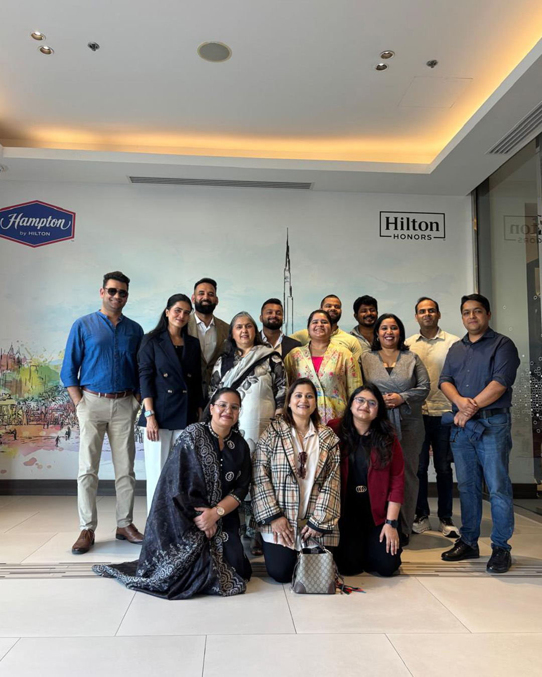 IILM cohort at an iconic Abu Dhabi location
