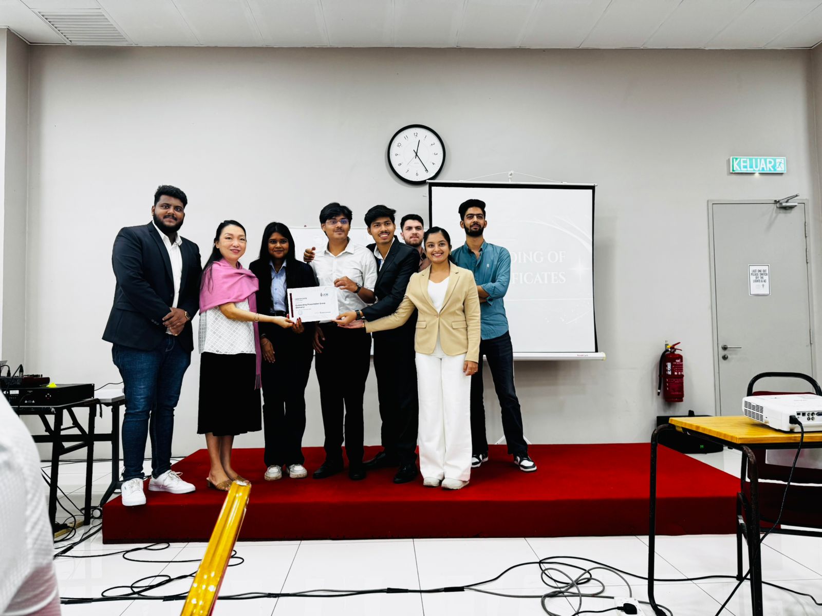 IILM cohort at an iconic Singapore location