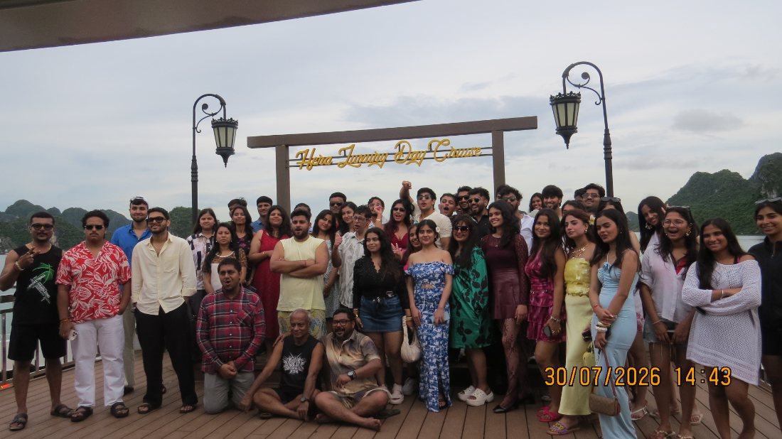 IILM cohort at an iconic Vietnam location