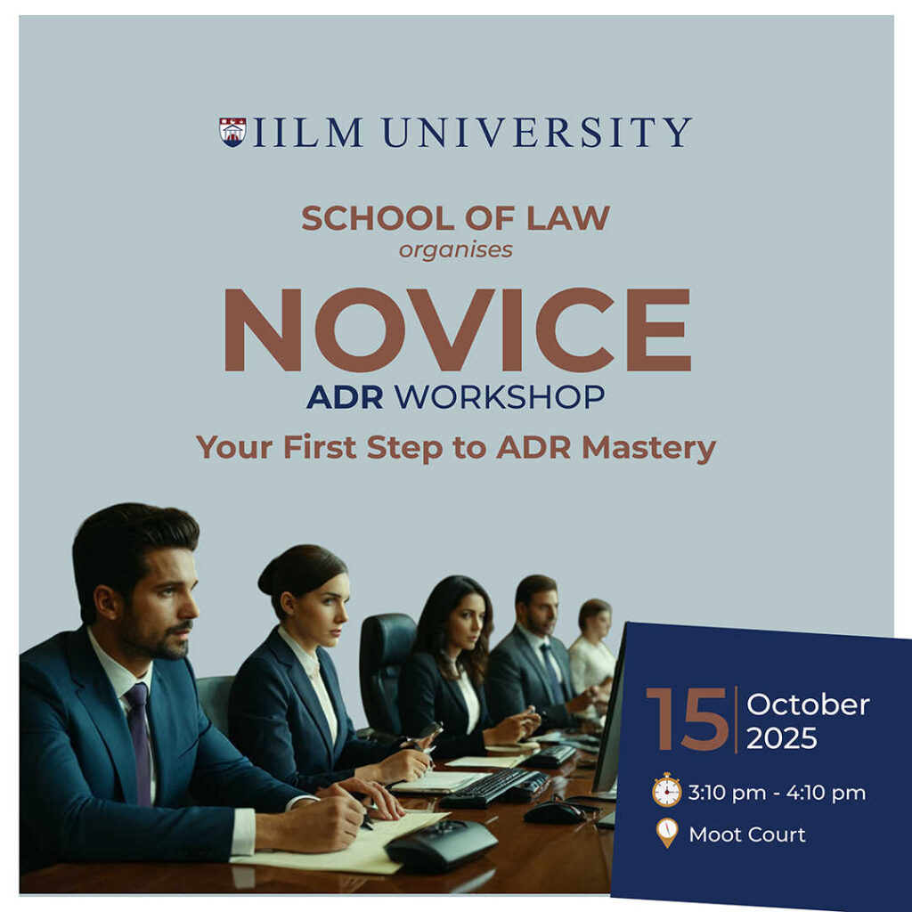 NOVICE ADR Workshop