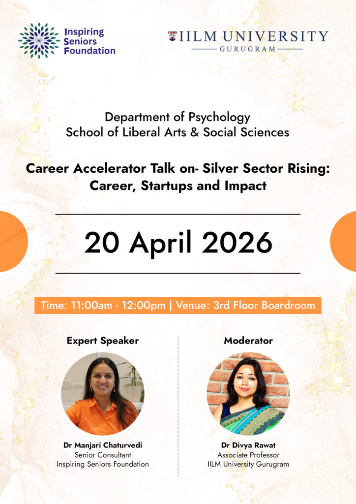 Career Accelerator Talk on- Silver Sector Rising: Career, Startups and Impact