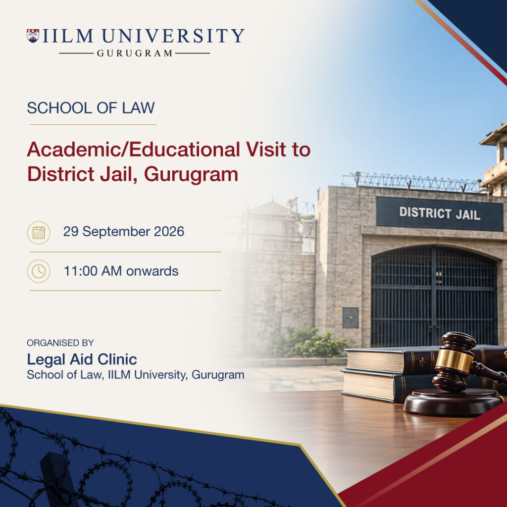 Academic/Educational Visit to District Jail, Gurugram