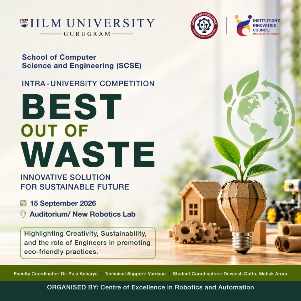 Intra-University Competition Best out of Waste