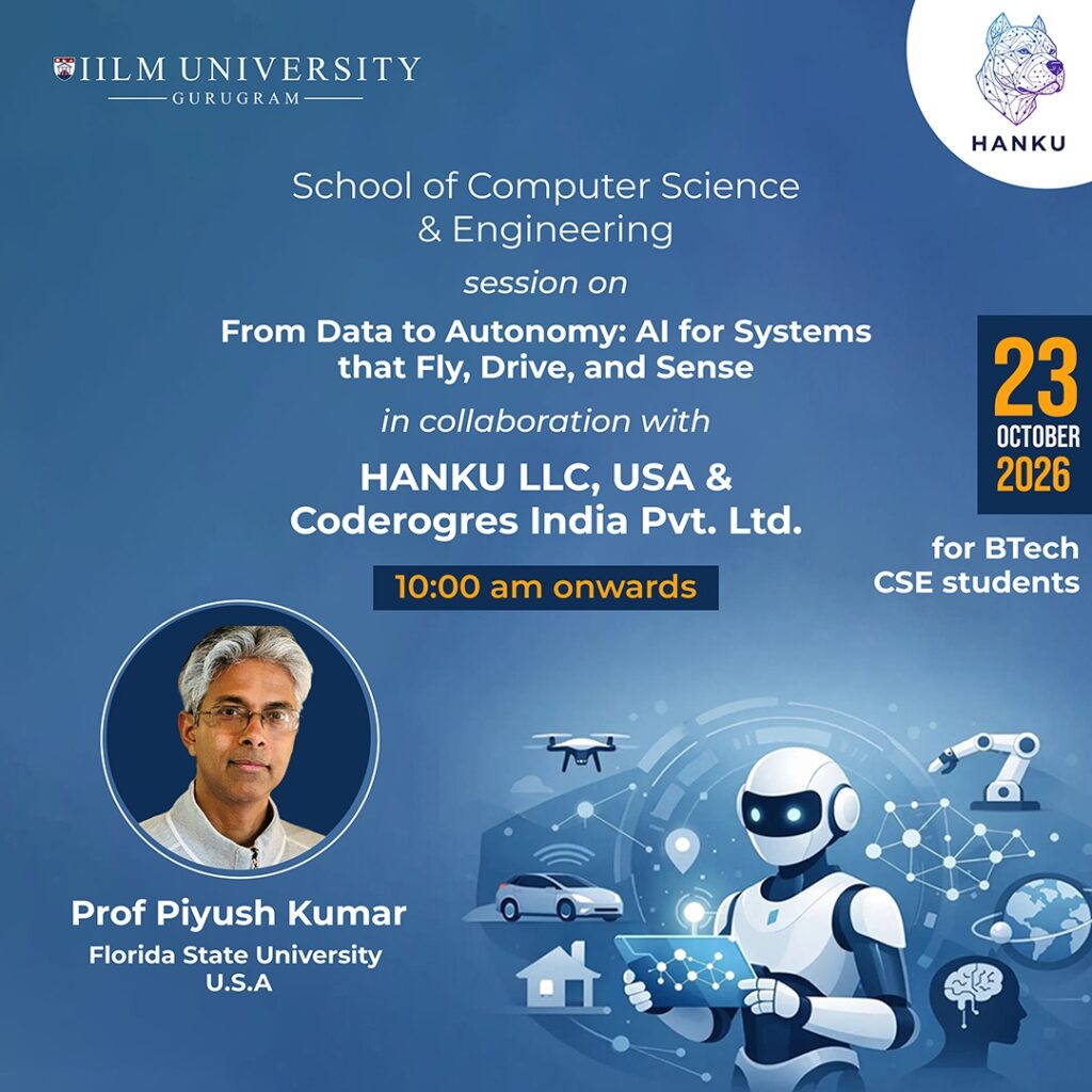 Session on From Data to Autonomy: AI for Systems that Fly, Drive, and Sense