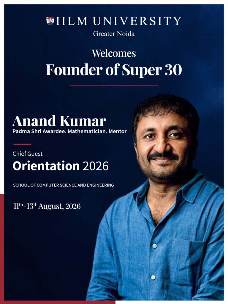 Chief Guest UG Orientation 2026